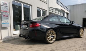 M2 Cs Schwarz Goldene Felgen