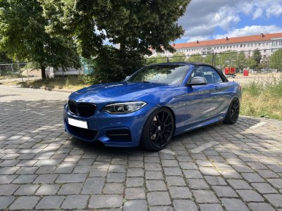 BMW M235i Cabrio - Estoril Blau/Beige Leder - Lightweight ESD - HJS Downpipe - Wagner LLK